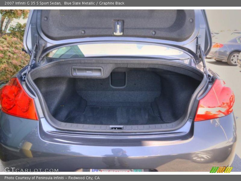 Blue Slate Metallic / Graphite Black 2007 Infiniti G 35 S Sport Sedan