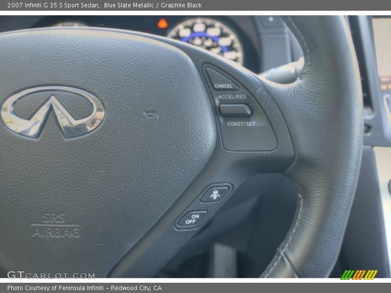 Blue Slate Metallic / Graphite Black 2007 Infiniti G 35 S Sport Sedan
