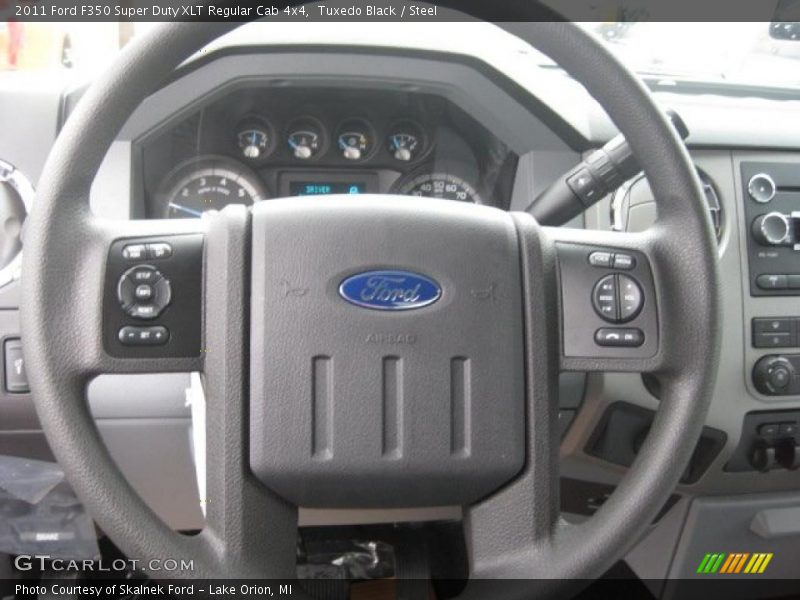 Tuxedo Black / Steel 2011 Ford F350 Super Duty XLT Regular Cab 4x4