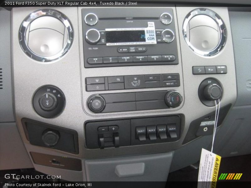 Tuxedo Black / Steel 2011 Ford F350 Super Duty XLT Regular Cab 4x4