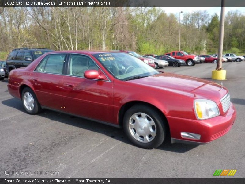 Crimson Pearl / Neutral Shale 2002 Cadillac DeVille Sedan