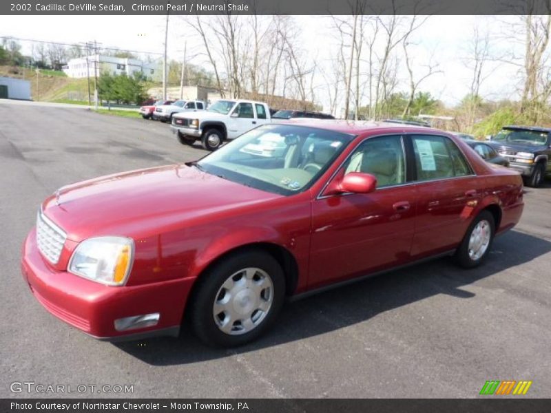 Crimson Pearl / Neutral Shale 2002 Cadillac DeVille Sedan