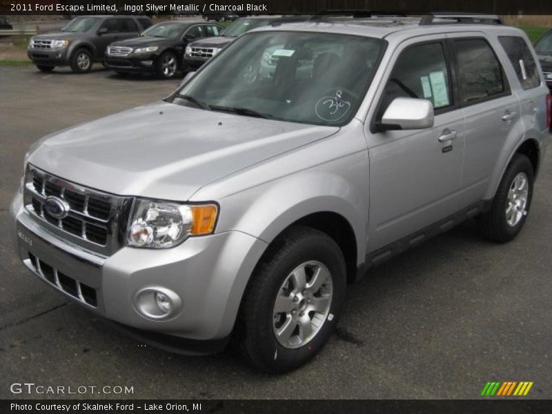 Ingot Silver Metallic / Charcoal Black 2011 Ford Escape Limited