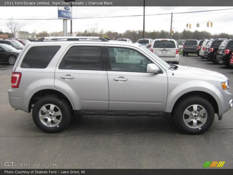 Ingot Silver Metallic / Charcoal Black 2011 Ford Escape Limited