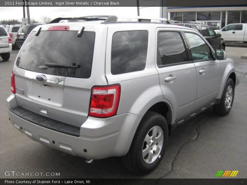 Ingot Silver Metallic / Charcoal Black 2011 Ford Escape Limited