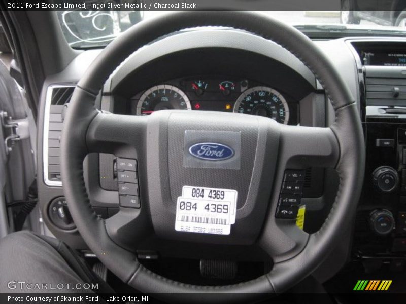 Ingot Silver Metallic / Charcoal Black 2011 Ford Escape Limited