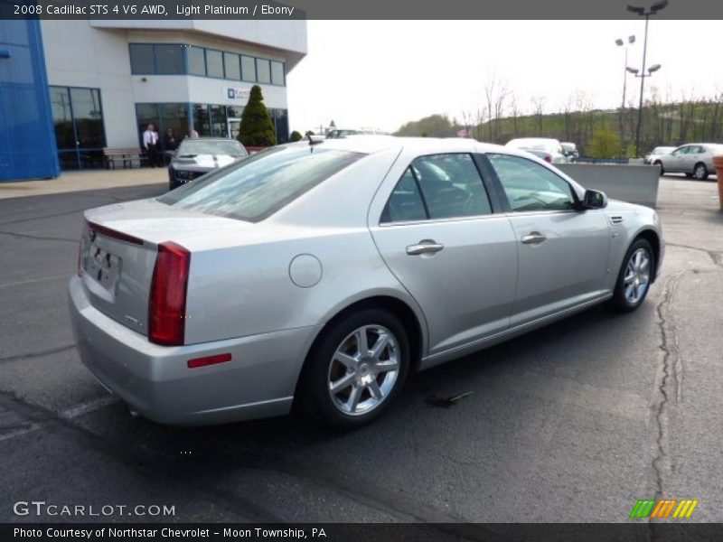 Light Platinum / Ebony 2008 Cadillac STS 4 V6 AWD