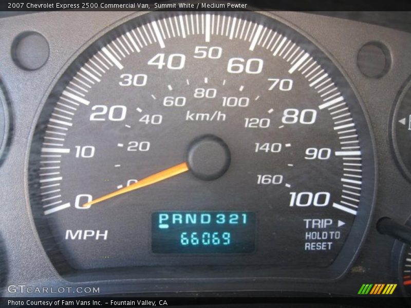 Summit White / Medium Pewter 2007 Chevrolet Express 2500 Commercial Van