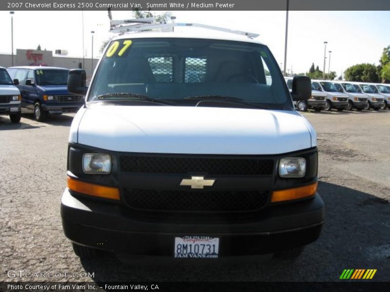 Summit White / Medium Pewter 2007 Chevrolet Express 2500 Commercial Van