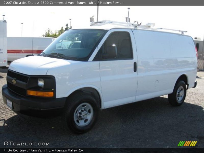 Summit White / Medium Pewter 2007 Chevrolet Express 2500 Commercial Van