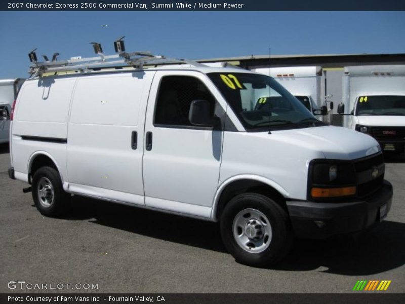 Summit White / Medium Pewter 2007 Chevrolet Express 2500 Commercial Van