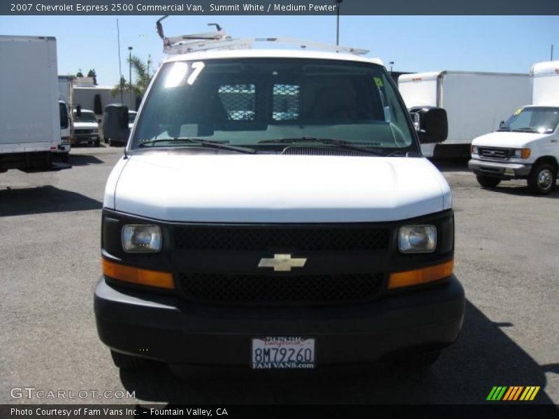 Summit White / Medium Pewter 2007 Chevrolet Express 2500 Commercial Van