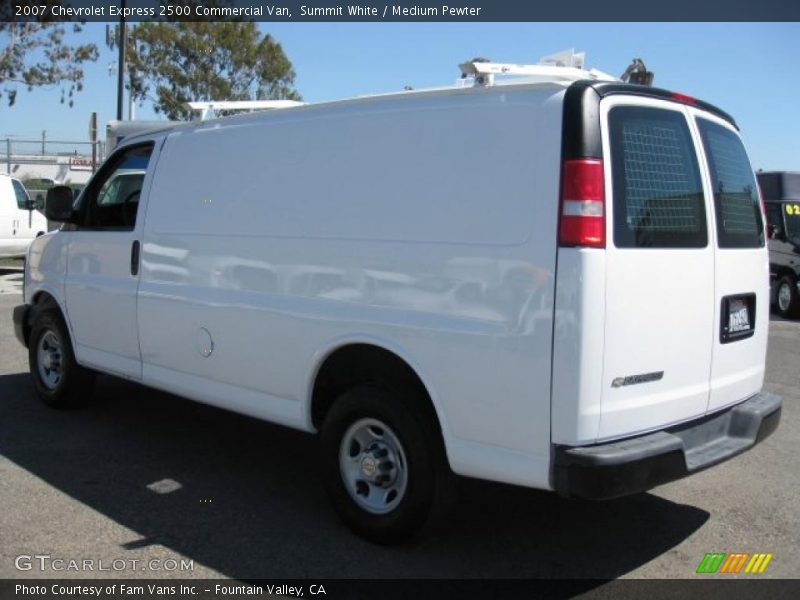 Summit White / Medium Pewter 2007 Chevrolet Express 2500 Commercial Van