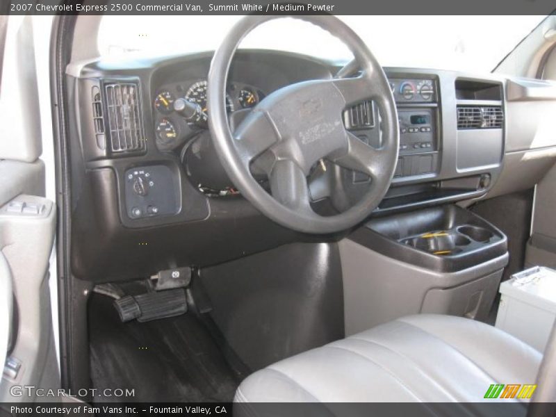 Summit White / Medium Pewter 2007 Chevrolet Express 2500 Commercial Van