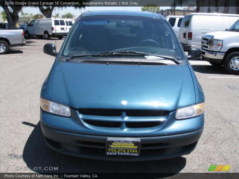 Aquamarine Metallic / Mist Gray 2000 Dodge Grand Caravan SE Conversion