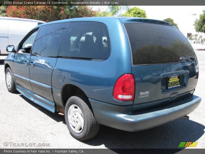 Aquamarine Metallic / Mist Gray 2000 Dodge Grand Caravan SE Conversion
