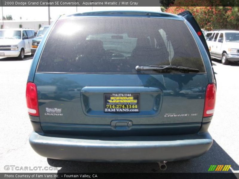 Aquamarine Metallic / Mist Gray 2000 Dodge Grand Caravan SE Conversion