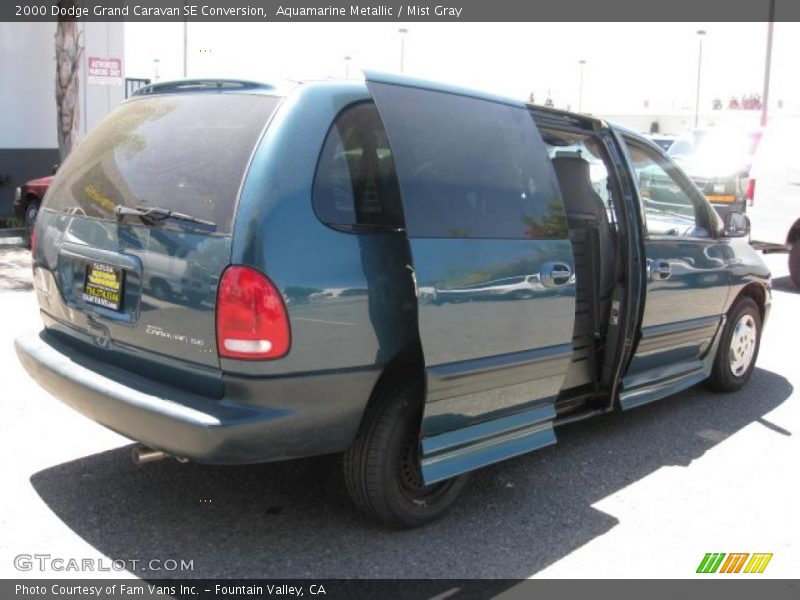 Aquamarine Metallic / Mist Gray 2000 Dodge Grand Caravan SE Conversion