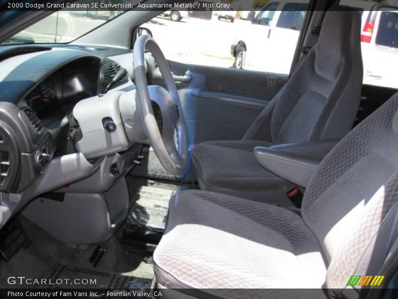 Aquamarine Metallic / Mist Gray 2000 Dodge Grand Caravan SE Conversion