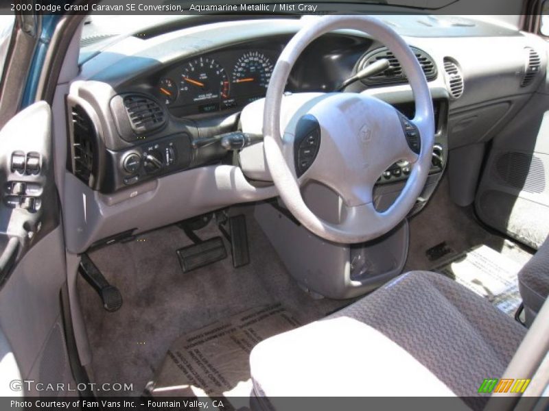 Aquamarine Metallic / Mist Gray 2000 Dodge Grand Caravan SE Conversion