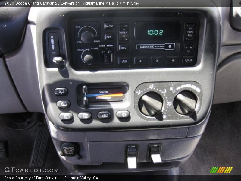 Aquamarine Metallic / Mist Gray 2000 Dodge Grand Caravan SE Conversion