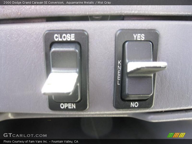 Aquamarine Metallic / Mist Gray 2000 Dodge Grand Caravan SE Conversion