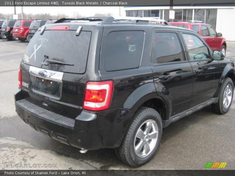 Tuxedo Black Metallic / Charcoal Black 2011 Ford Escape Limited 4WD