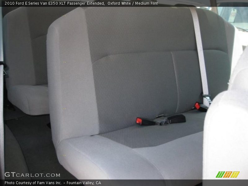 Oxford White / Medium Flint 2010 Ford E Series Van E350 XLT Passenger Extended