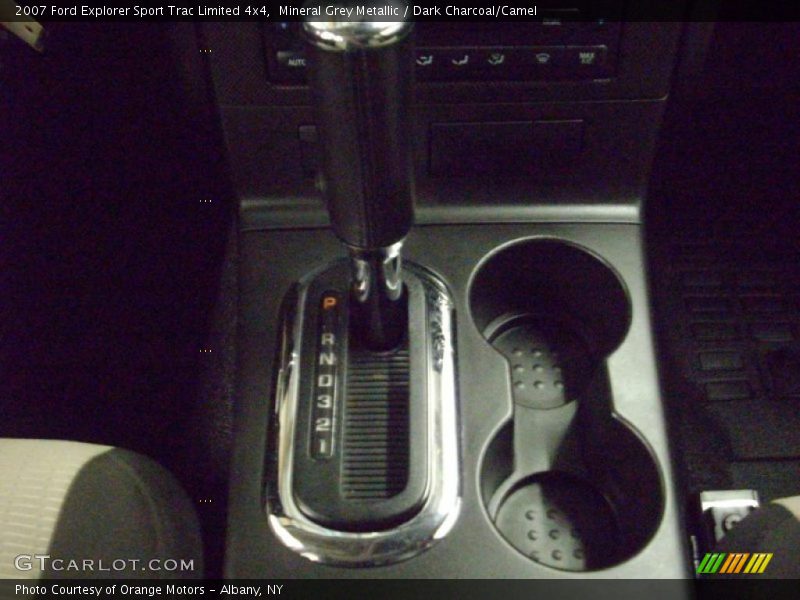 Mineral Grey Metallic / Dark Charcoal/Camel 2007 Ford Explorer Sport Trac Limited 4x4