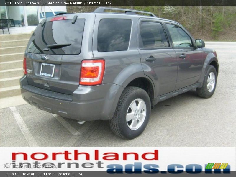 Sterling Grey Metallic / Charcoal Black 2011 Ford Escape XLT