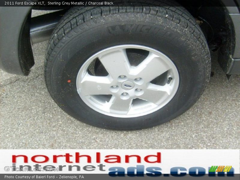 Sterling Grey Metallic / Charcoal Black 2011 Ford Escape XLT