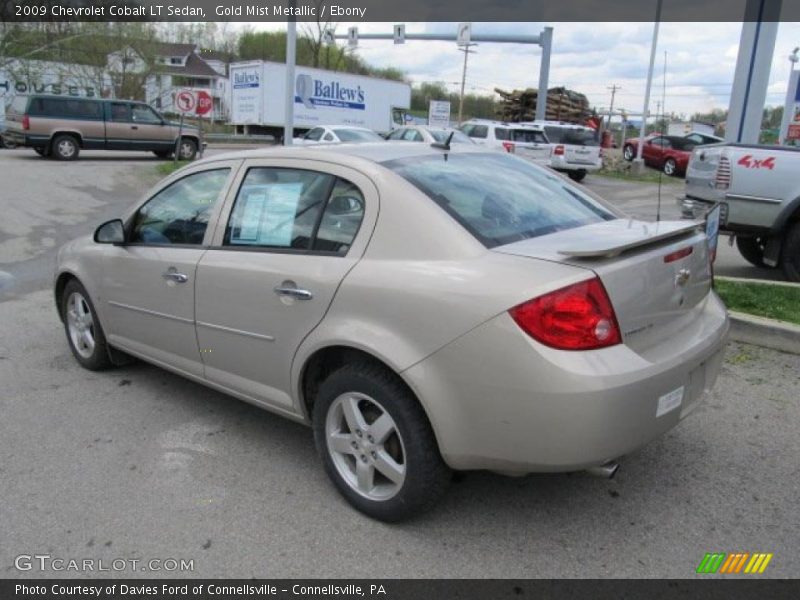 Gold Mist Metallic / Ebony 2009 Chevrolet Cobalt LT Sedan
