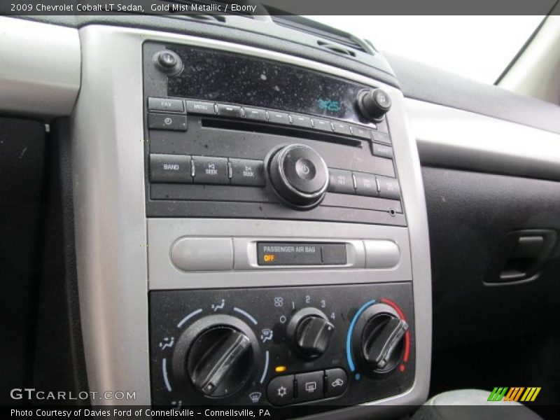 Gold Mist Metallic / Ebony 2009 Chevrolet Cobalt LT Sedan