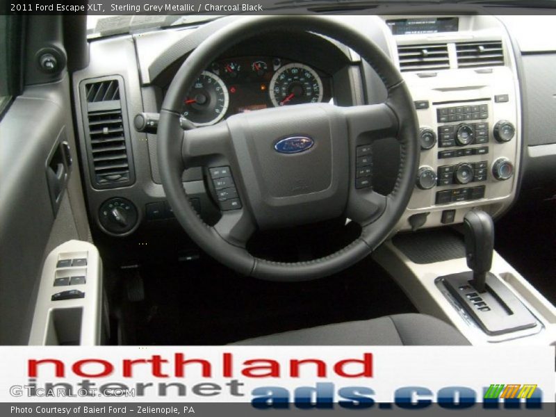 Sterling Grey Metallic / Charcoal Black 2011 Ford Escape XLT