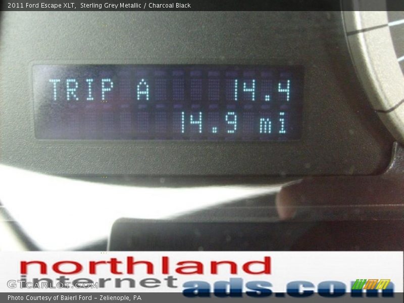 Sterling Grey Metallic / Charcoal Black 2011 Ford Escape XLT