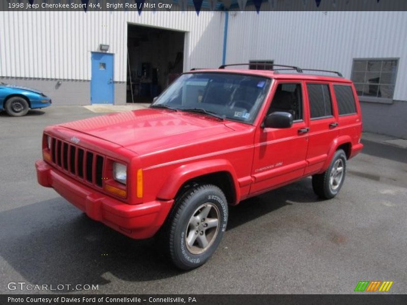 Bright Red / Mist Gray 1998 Jeep Cherokee Sport 4x4
