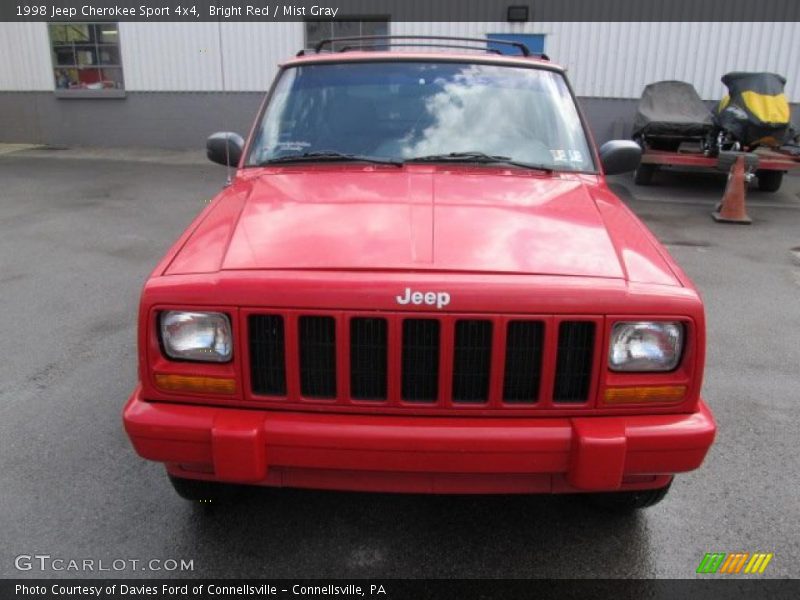 Bright Red / Mist Gray 1998 Jeep Cherokee Sport 4x4