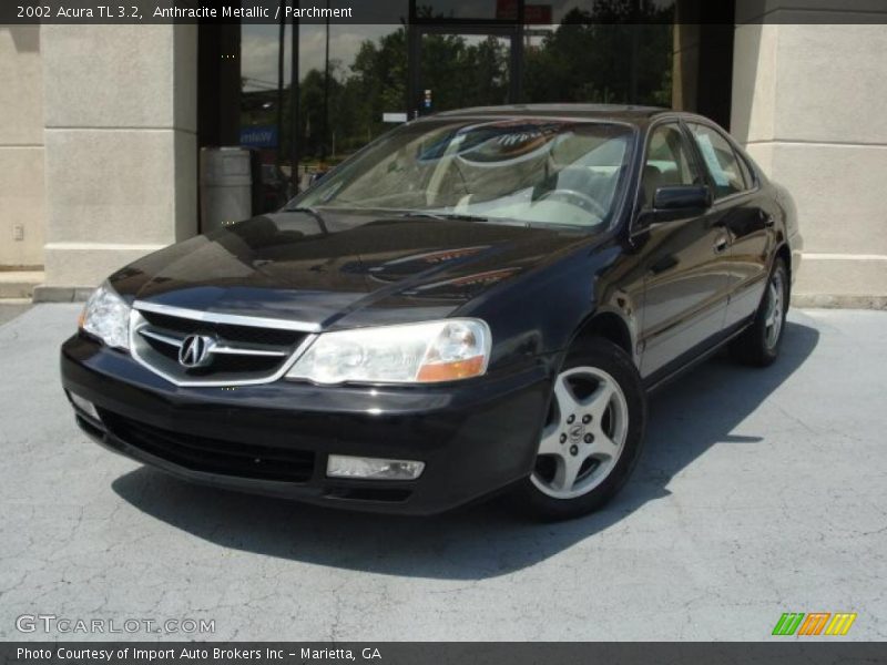Anthracite Metallic / Parchment 2002 Acura TL 3.2