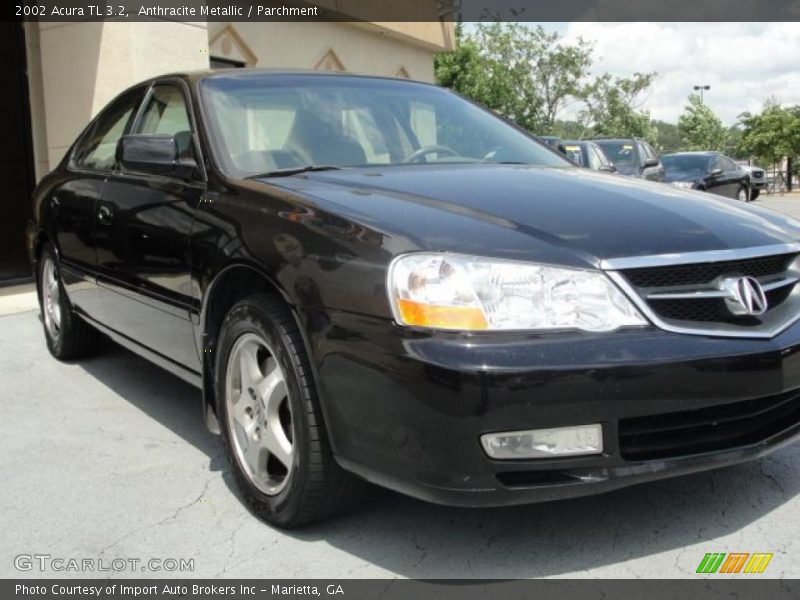Anthracite Metallic / Parchment 2002 Acura TL 3.2