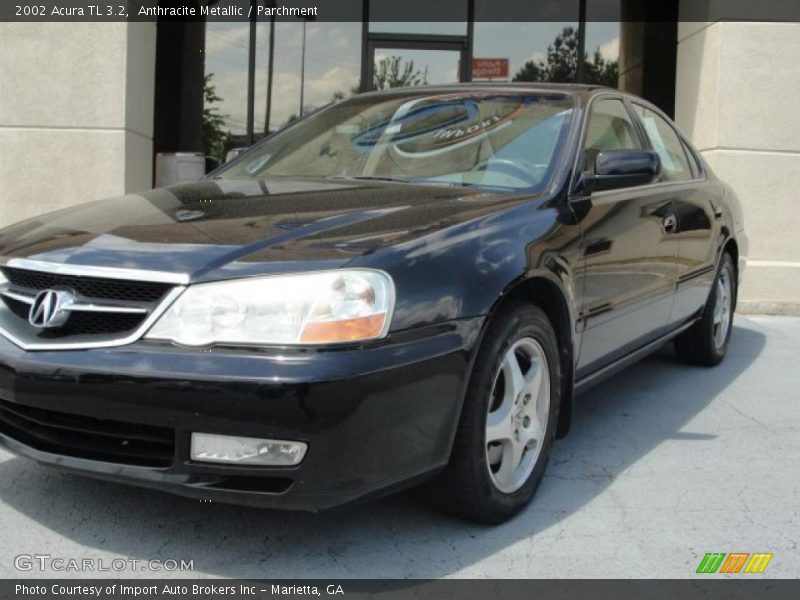 Anthracite Metallic / Parchment 2002 Acura TL 3.2