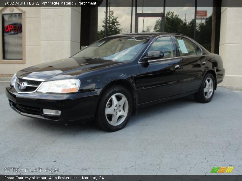 Anthracite Metallic / Parchment 2002 Acura TL 3.2