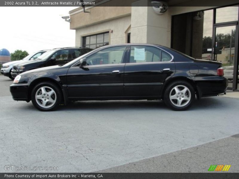 Anthracite Metallic / Parchment 2002 Acura TL 3.2