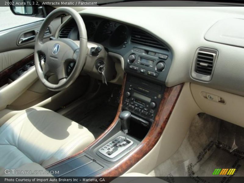 Anthracite Metallic / Parchment 2002 Acura TL 3.2