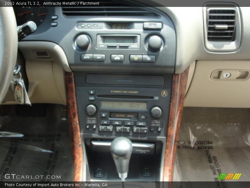 Anthracite Metallic / Parchment 2002 Acura TL 3.2