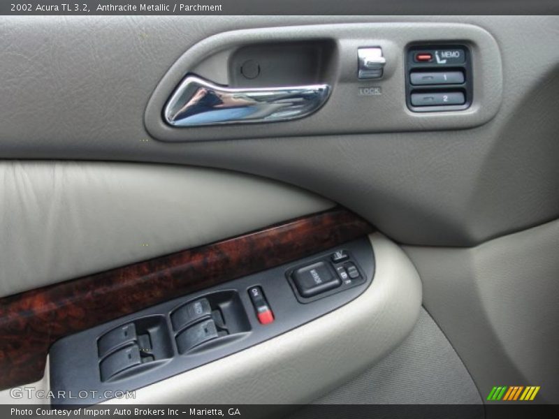 Anthracite Metallic / Parchment 2002 Acura TL 3.2