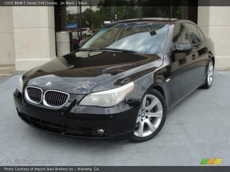 Jet Black / Black 2005 BMW 5 Series 545i Sedan