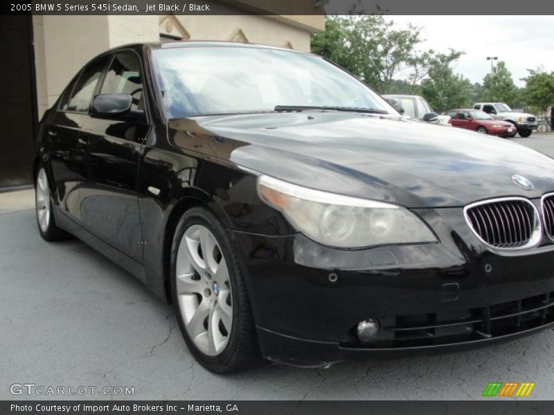 Jet Black / Black 2005 BMW 5 Series 545i Sedan