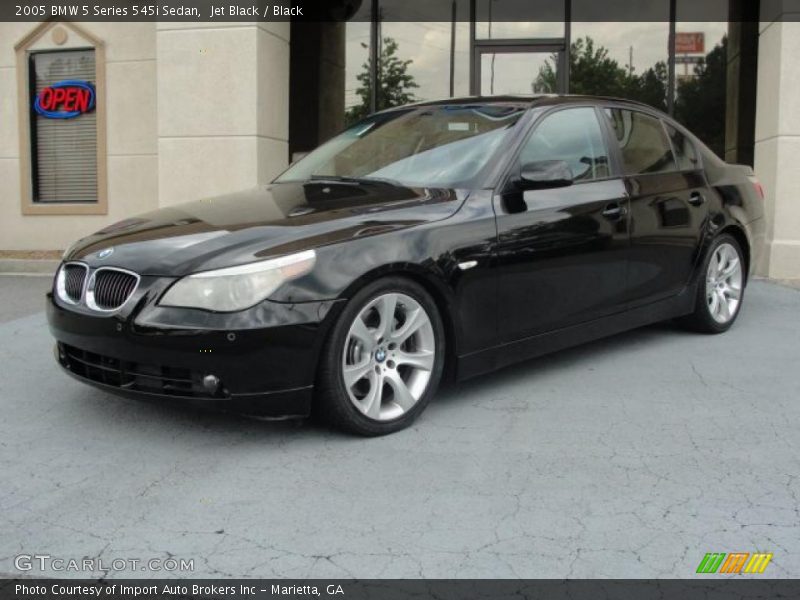 Jet Black / Black 2005 BMW 5 Series 545i Sedan