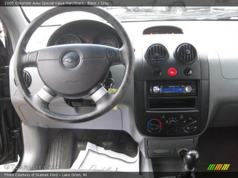 Black / Gray 2005 Chevrolet Aveo Special Value Hatchback