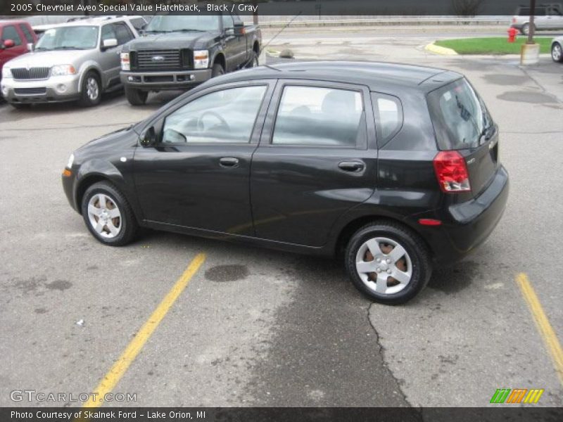 Black / Gray 2005 Chevrolet Aveo Special Value Hatchback